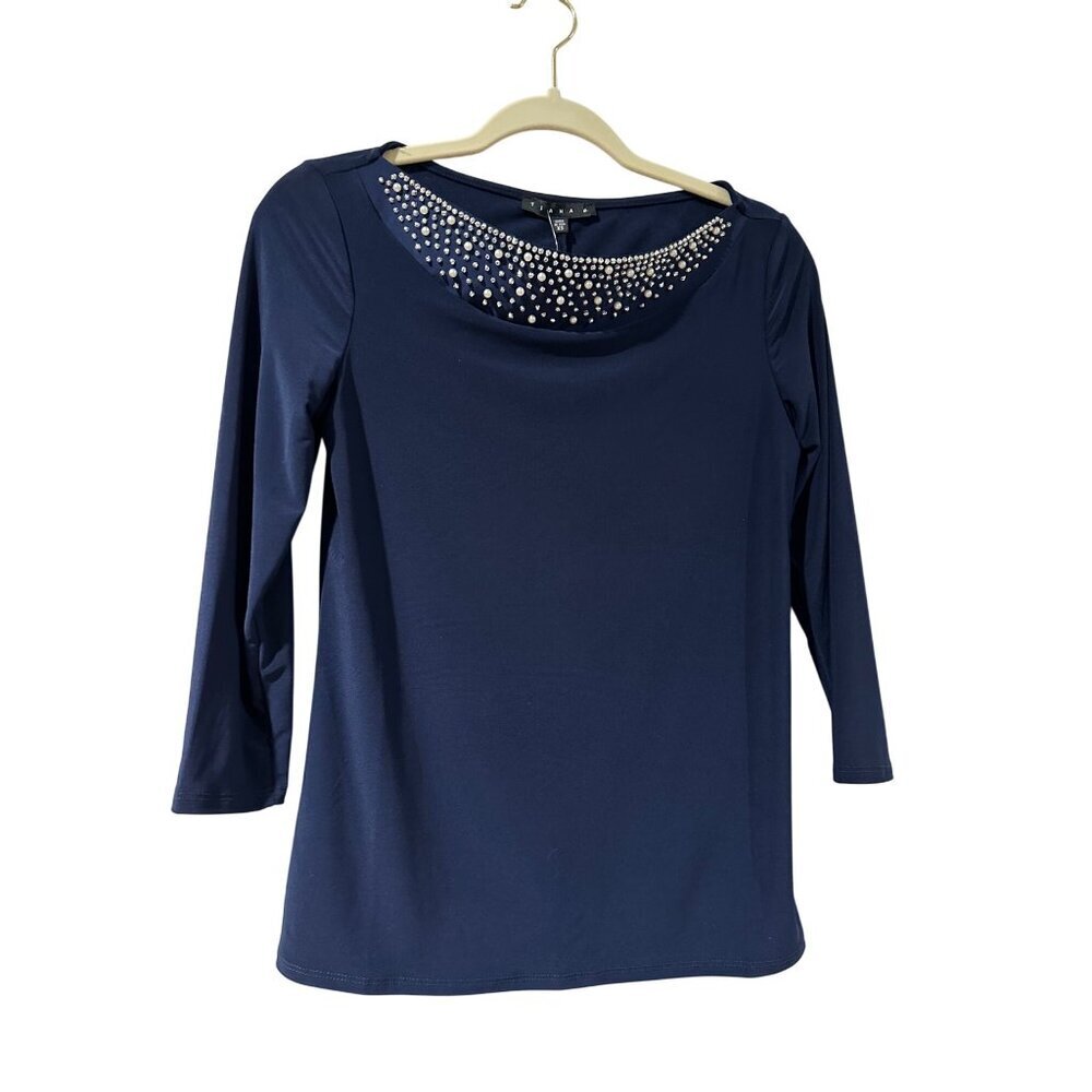 Tiana B. Women's Navy Top size XS NWT